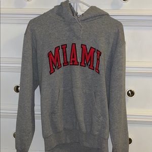 Gray champion hoodie